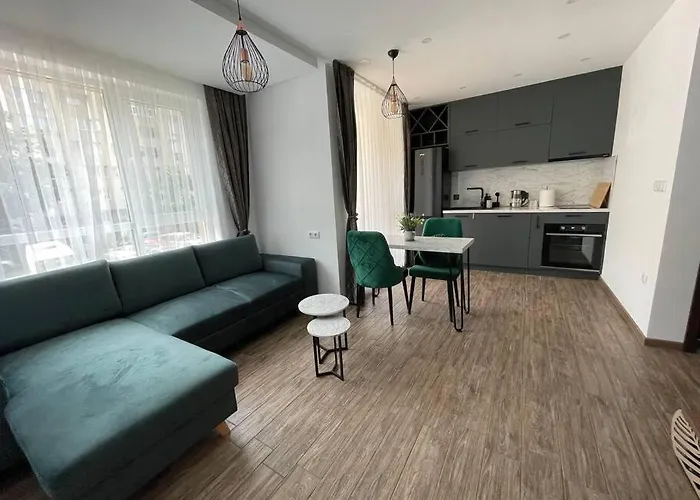 зелено студио Appartement Burgas Stad